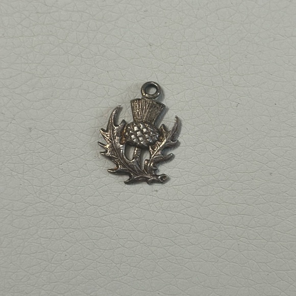 Silver Thistle Charm - Picture 1 of 2